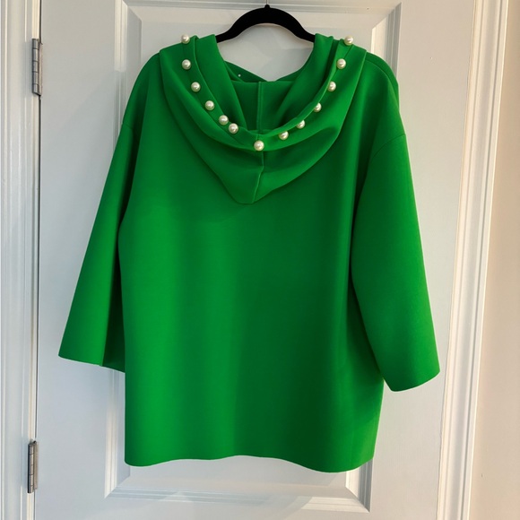 JOH Francine Emerald Green Pearl Hoodie - Picture 2 of 3